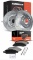 A-Premium Brake disc / Brake pad set BPD14550, BRS53064, BPD14980