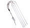 Magnetic Mount 4FT LED Retrofit Kit,72W 2X4FT(1 Driver & 4 LED Strips),150LM/W,5000K Daylight