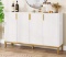 Tribesigns Luxury Buffet Cabinet with Storage, 59 Inch Kitchen Sideboard Cabinet