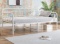 Metal Daybed Frame Twin Size with Steel Slats Platform