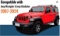 Roof Rack Cross Bars 200lb Compatible with Jeep Wrangler JK JL Gladiator JT 2007-2024