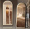NEUTYPECHIC large mirror N31E12O Full Length Standing Mirror with LED Lights,3 Colors Dimmable