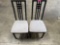 Qty 2, Household chairs