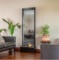 Alpine Corporation Mirror Waterfall Fountain with Stones and Lights - Zen Indoor/Outdoor Decor