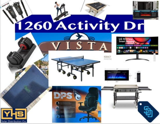 Vista Warehouse 2025 February Liquidation Sale