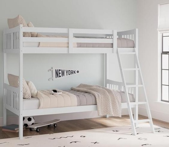 Storkcraft Caribou Bunk Bed Twin Over Twin Bunk Bed (missing pcs) Incomplete Unit