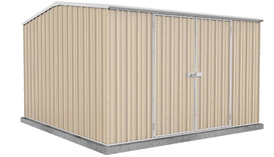 Premier Storage Sheds, 10ft x 10ft Metal Garage, DIY Backyard Shed, Utility Tool Storage