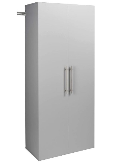 Prepac HangUps 30in Large Garage Cabinet, Bathroom Cabinet Wall Mount