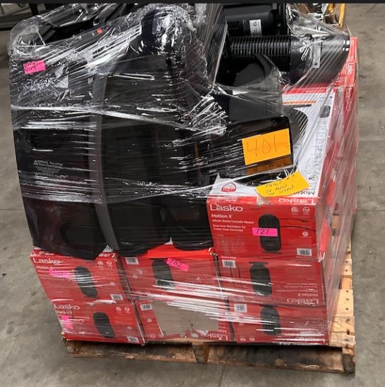 Qty 32 Lasko Heaters Motion X Whole Room and Others. (Pallet 401 #3)