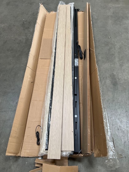 Bed Frame with Outlets, unsure what size it is...