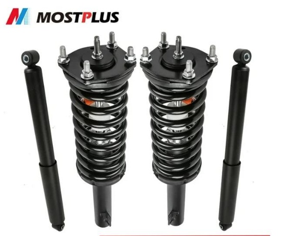 MOSTPLUS Set(4) Front&Rear Struts Shock Absorbers For Jeep Grand Cherokee Commander