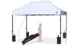 ABCCANOPY Patio Pop Up Canopy Tent 8x12 Commercial-Series (White)