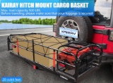 Car / SUV luggage rack 500 lbs Heavy Duty Hitch Mount Cargo Carrier 60in x 24in x 14.4in