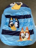 Bluey dog mattress with blanket attached