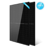 Qty 2 SunGold Power 370W Mono Black Solar Panel SG-370WMB