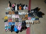 Various Pairs of Used Shoes