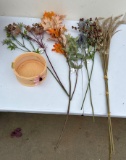 Qty 7 Flower stems