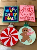 Wooden ornament hanging sign