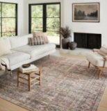 Loloi Amber Lewis Georgie Collection GER-06 Bordeaux/Antique 7 ft -6in x 9ft -6 in