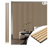 Art3d 4pcs-107 in x 8in Slat Acoustic Panel for Wall and Ceiling