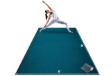 Gorilla Mats Premium Extra Large Yoga Mat ? 9ft x 6ft x 8mm Extra Thick & Ultra Comfortable