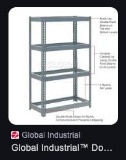 Qty 30 - 48in Long Gray Double Rivet Beam Shelving Rack Steel Beam Mfr # 160CP23