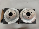 left and right disc brake rotors set 631-48041L & 631-48041R