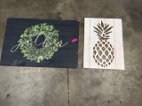 Wall decor. 36in x 24in from Hobby Lobby