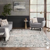 Nourison Arctic Area Rug Collection, Aurora 7ft 10in x 7ft 9in