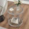 Doynton Round Glass Top End Side Table