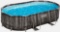 Bestway 16ft x 10ft x 42in Oval Power Steel Above Ground Swimming Pool Set