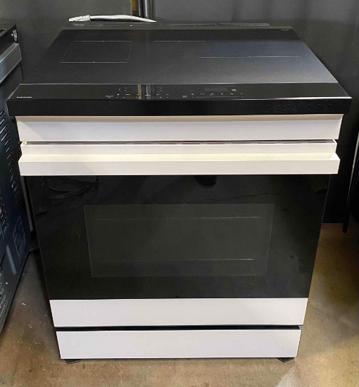 Samsung Bespoke 30 in. 6.3 cu.ft. 4 Burner Element Smart Slide-In Induction Range