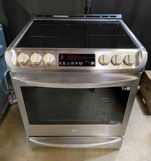 LG 6.3 cu. ft. Smart wi-fi Enabled Induction 30? Slide-in Range