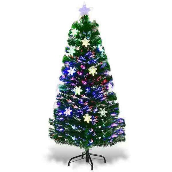 Costway 4 ft. Pre-Lit Artificial Christmas Tree