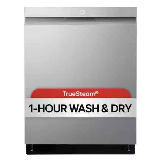 LG 24 in. PrintProof Stainless Steel Smart Top Control Dishwasher