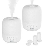 2 Pack of Pure Enrichment HUME SENSE TOP FILL HUMIDIFIER