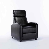 Maleah 25.9'' Wide Modern and Soft Breathable Leather Compact Massage Chair with Remote Control