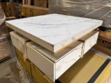 Modern Square Storage Coffee Table with 4 Drawers,Contemporary Elegance Storage Table