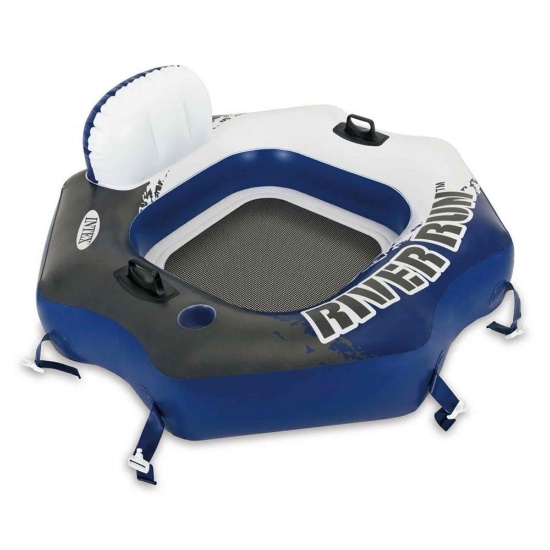 Intex River Run Connect Inflatable Floating Lounge Comfortable Backrest