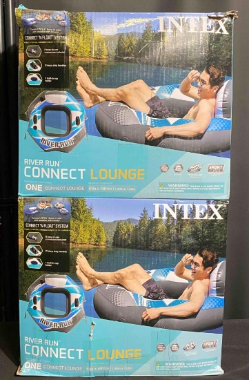 2 Pack of INTEX RIVER RUN CONNECT LOUNGE