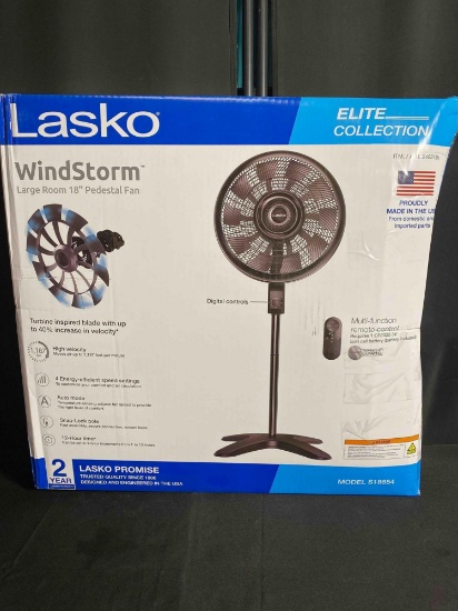 Lasko Windstorm Large Room 18 Pedestal Fan