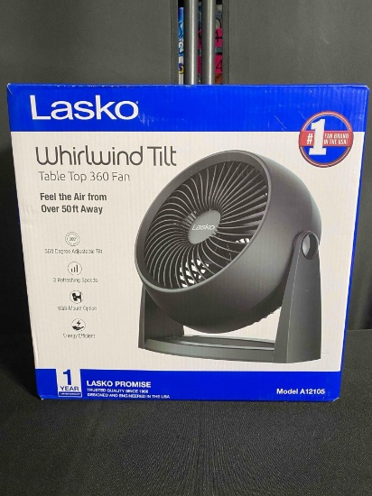 Lasko Whirlwind Tilt Table Top 360 Fan