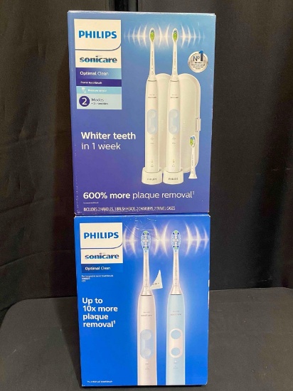 Phillips Sonicare Electric Toothbrush 2 Pack