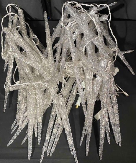 Minetom Icicle Lights Outdoor