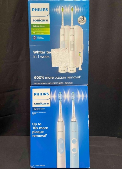 Phillips Sonicare Electric Toothbrush 2 Pack