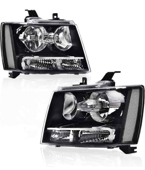 G-PLUS Headlights, Compatible with 2007 2008 2009 2010 2011 2012 2013 2014 Chevy Suburban