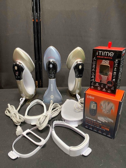 Lot of Steamers & Iron & Health Items