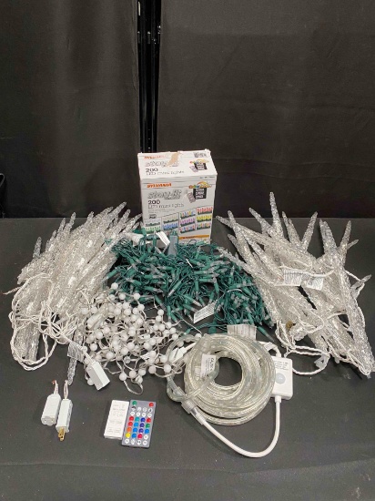 Lot of Christmas Decoration Lights