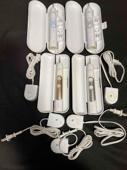 Lot of Philips Power Toothbrushes