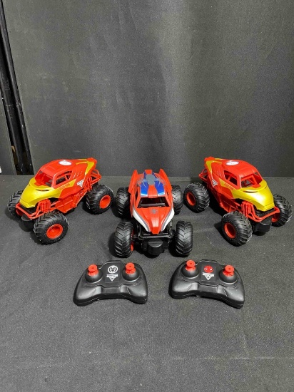 Lot of Spin Master Marvel RC Cars